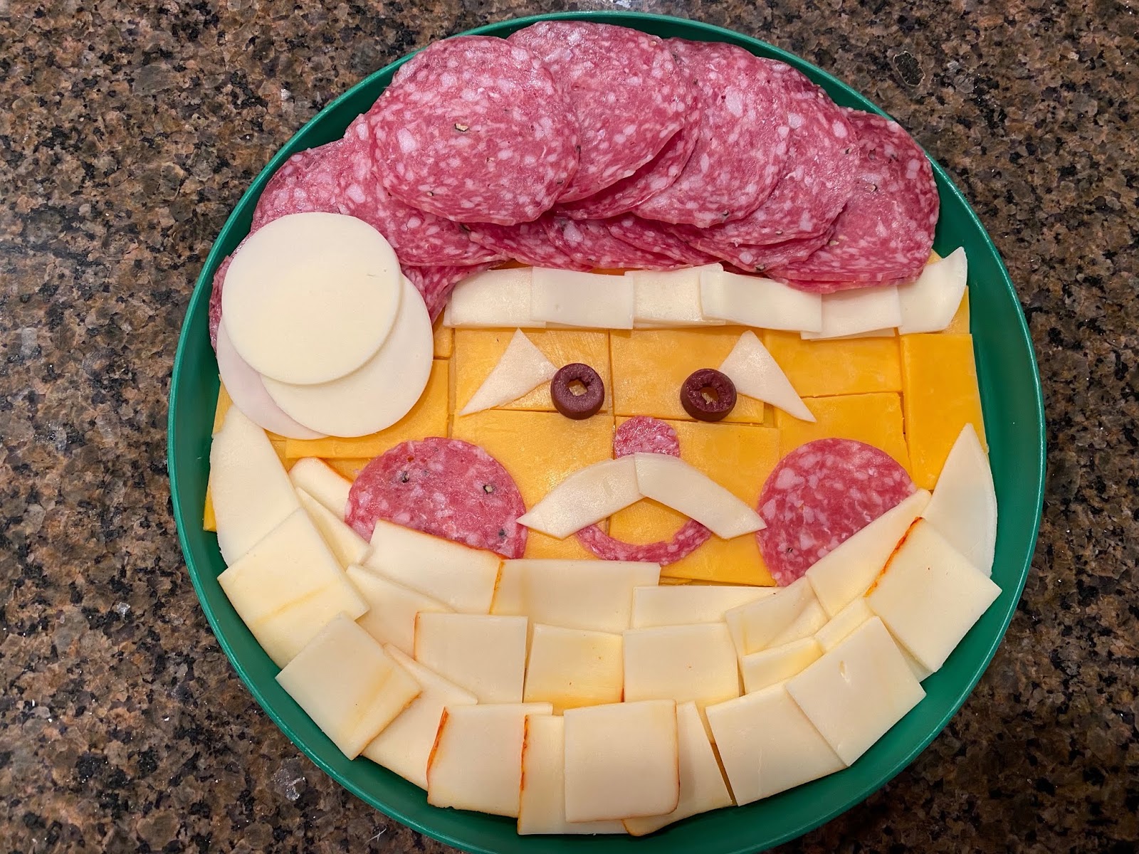 Make My Day Camp: Santa Cheese Plate