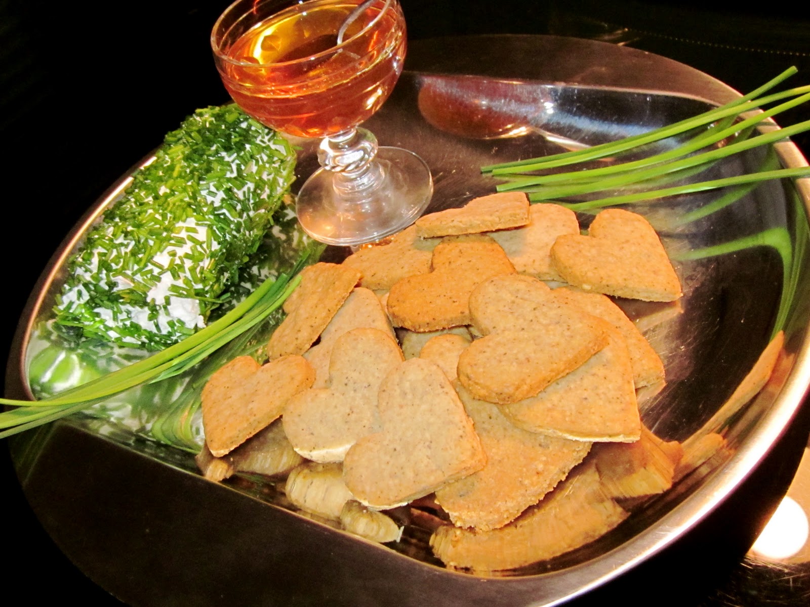 Oleander Tea Anchovy Crackers with Habanero Honey and Goat Cheese