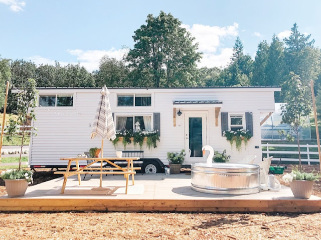 Una mini casa in stile Farmhouse