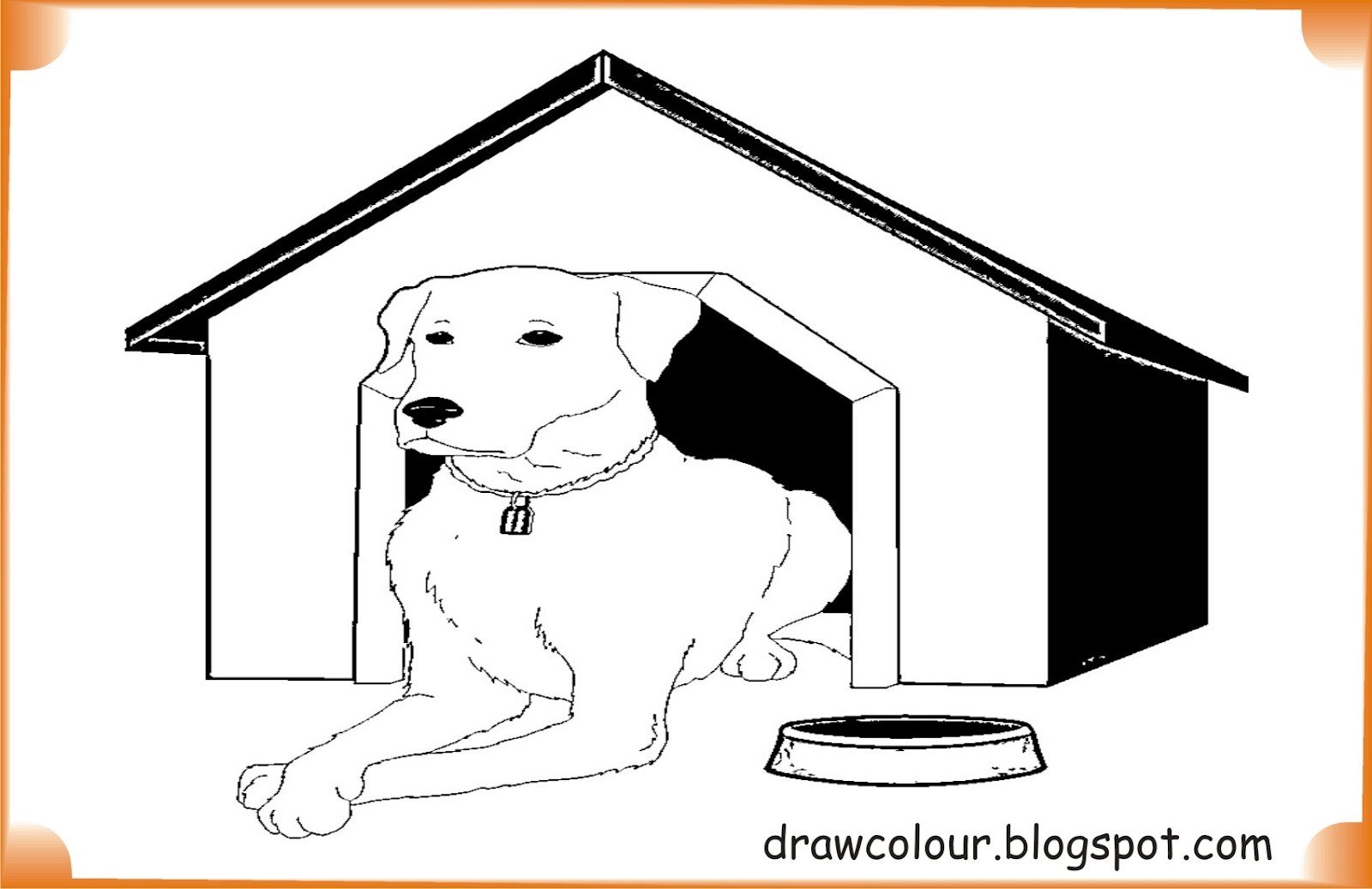 35 Dog House Coloring Pages - Free Printable Coloring Pages