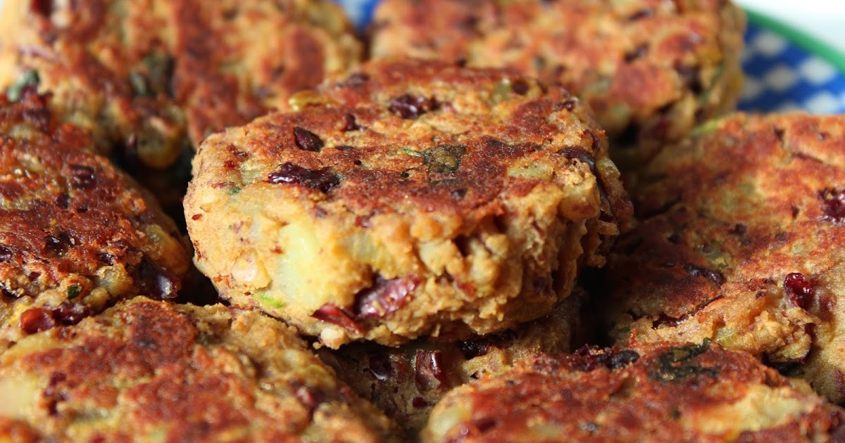 The Noisy Kitchen Kidney Bean Kebab Rajma Kebab