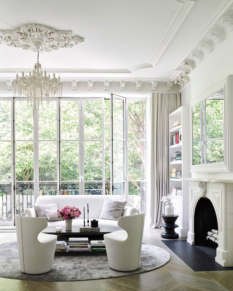 Décor Inspiration: Beautiful Rooms in Wood & Winter White