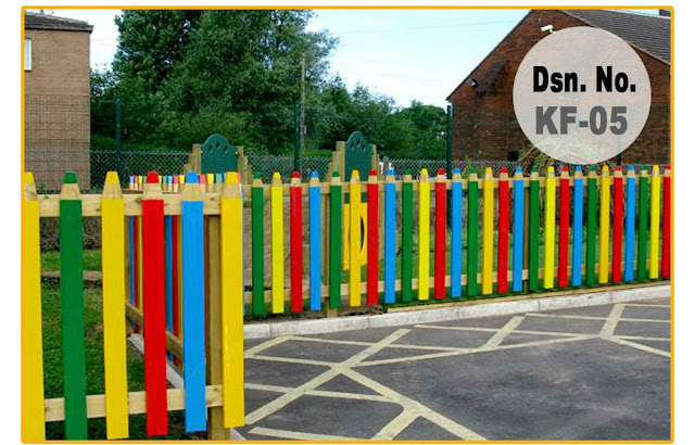 Kids Play ground Fence Suppliers in Dubai | Wooden Fence in School | Privacy Fence in Dubai, UAE