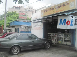 Restoring used cars in the Philippines. Performance Plus Auto Repair, Angeles City, Philippines - an AmStar Realty Group photo