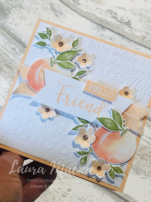 Stampin up sweet as a peach