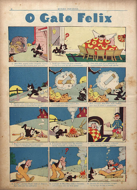 Felix the cat - Pat Sullivan - O gato Felix - Editora Vecchi - Mundo Infantil