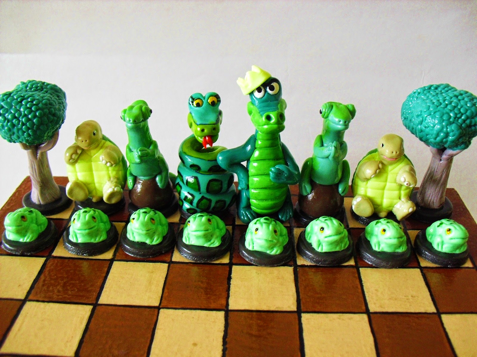 Biscuichos: Jogo xadrez Animal