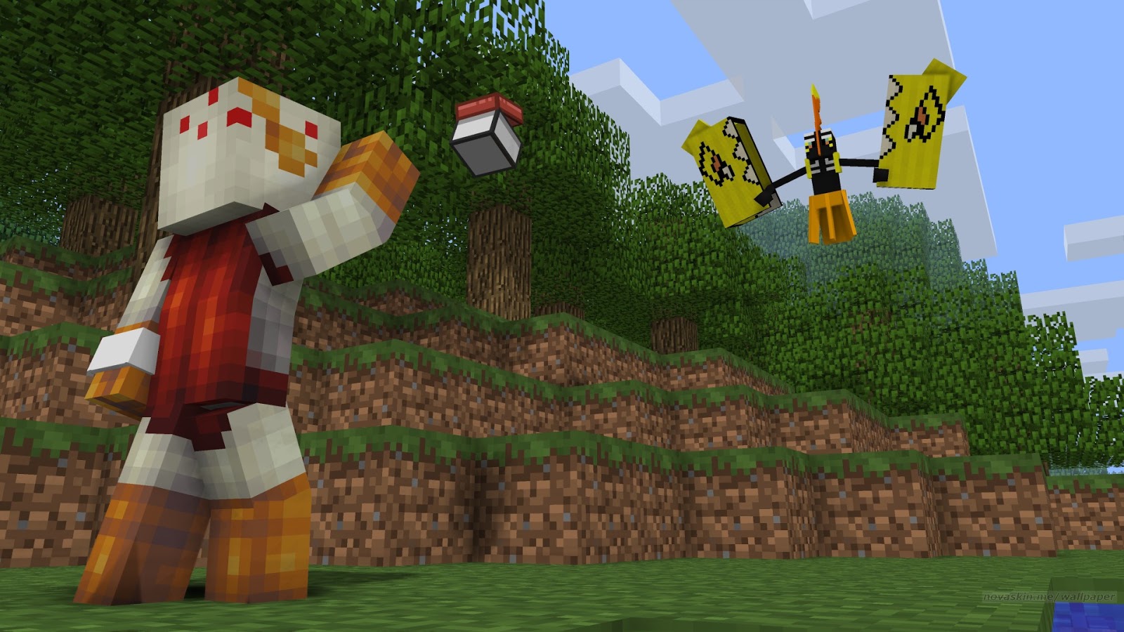 5 Pokeball Banners In Minecraft