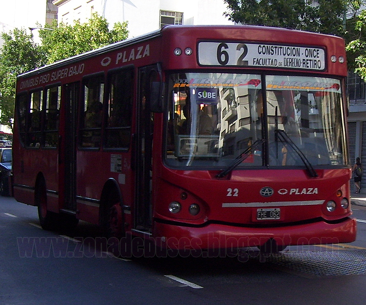 Colectibus Zona de Buses LINEA 62