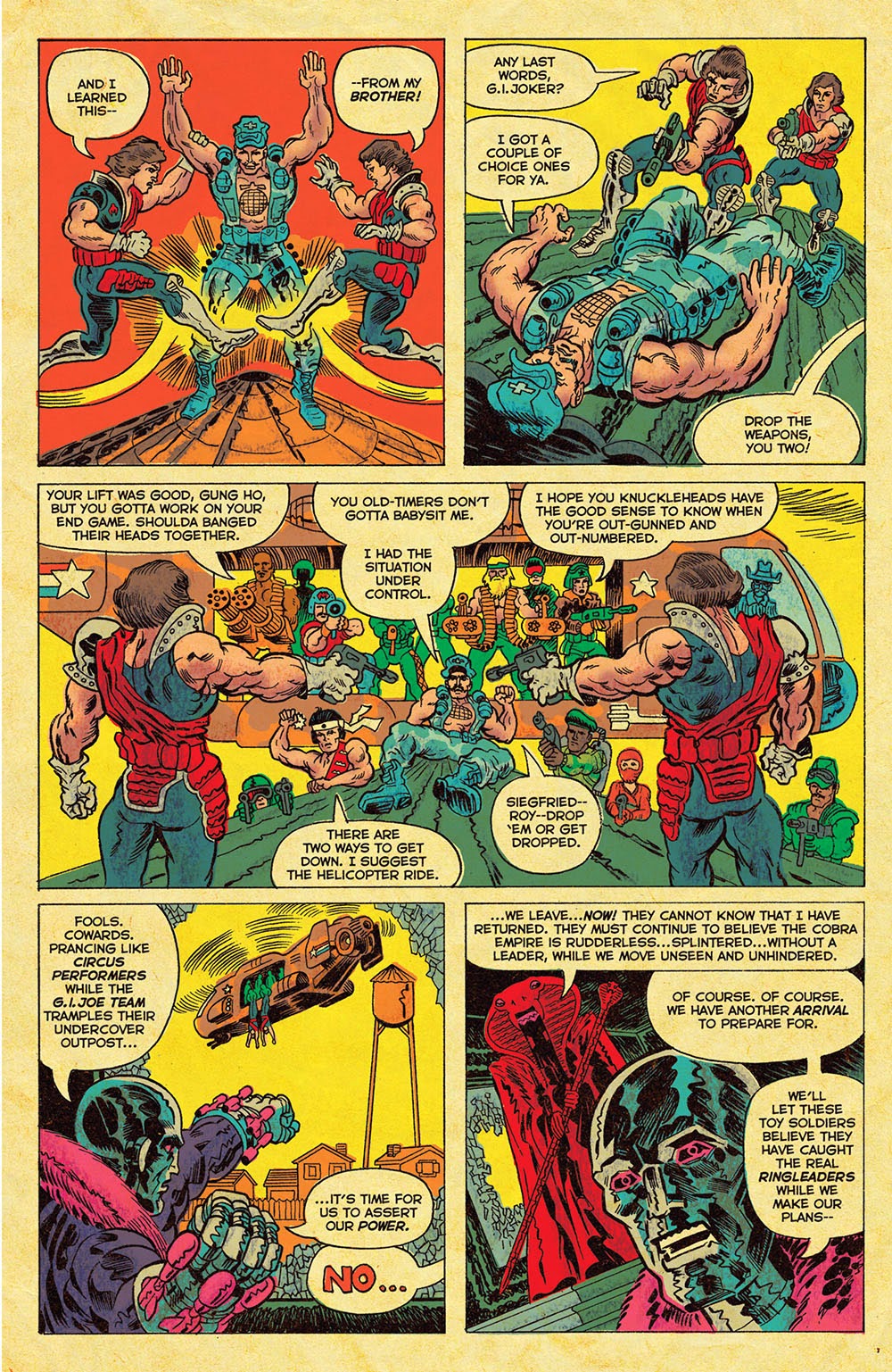 Transformers vs. G.I. Joe chapter 1 page 4