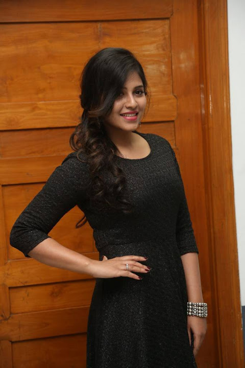 Anjali at Chitrangada Movie Success Meet