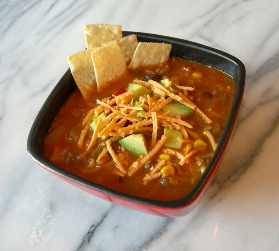 Rara Bakes A Recipe Blog Vegetarian Tortilla Soup