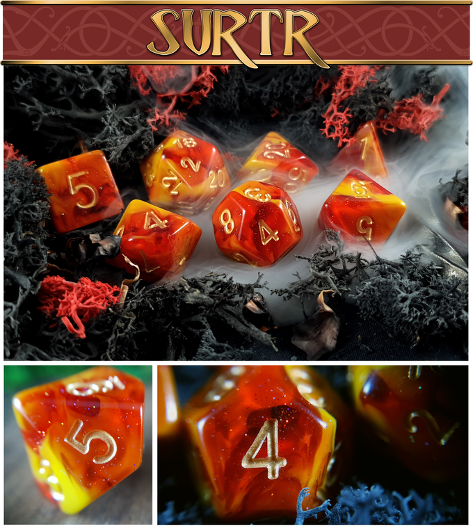 Tabletop Fix Lindorm Dice Viking Saga Kickstarter