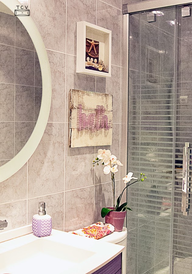 diy cuadro decorativo con puntas e hilo