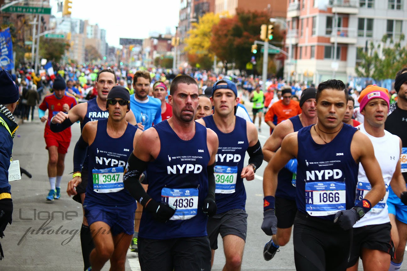 El Maratón de la Ciudad de Nueva York NYPD
