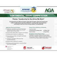 African Union AGA Continental Essay Competition Theme: "Leadership for the Africa We Want