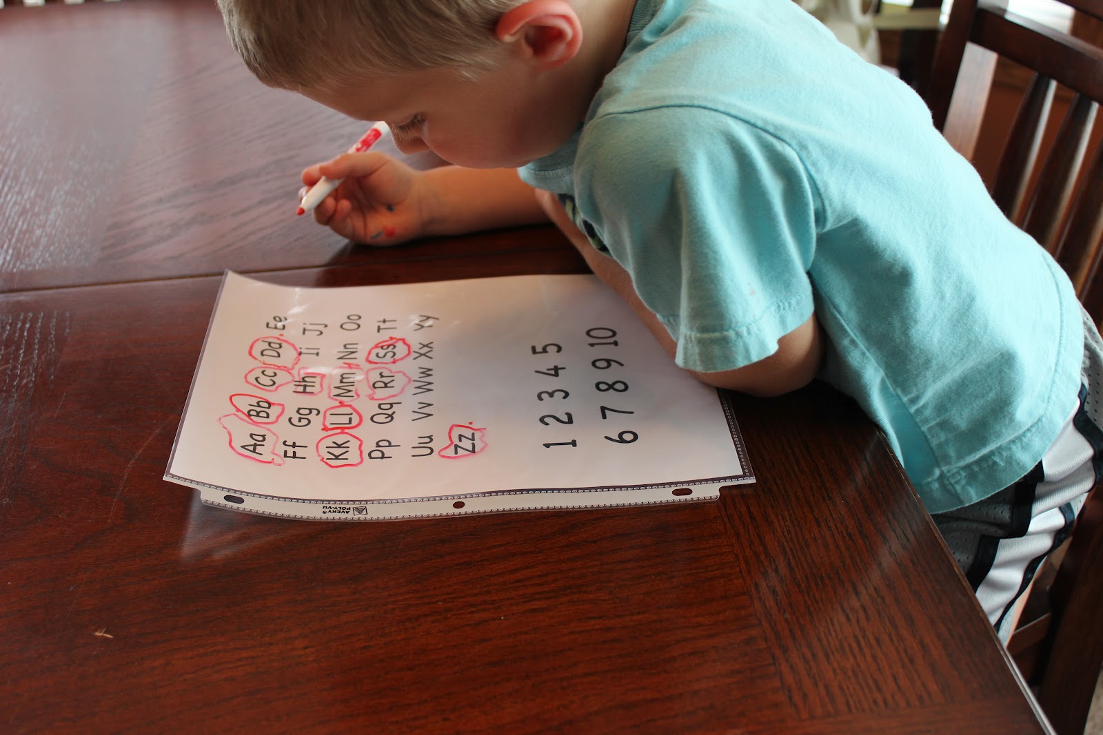 chaos Letter/Number Recognition Test