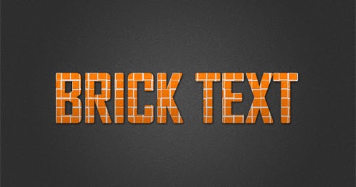 Create a Brick Text Effect In Photoshop