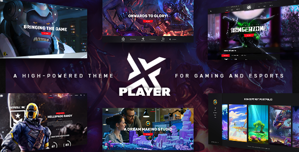 Playerx V1.5 – A High-powered Theme For Gaming And Esports