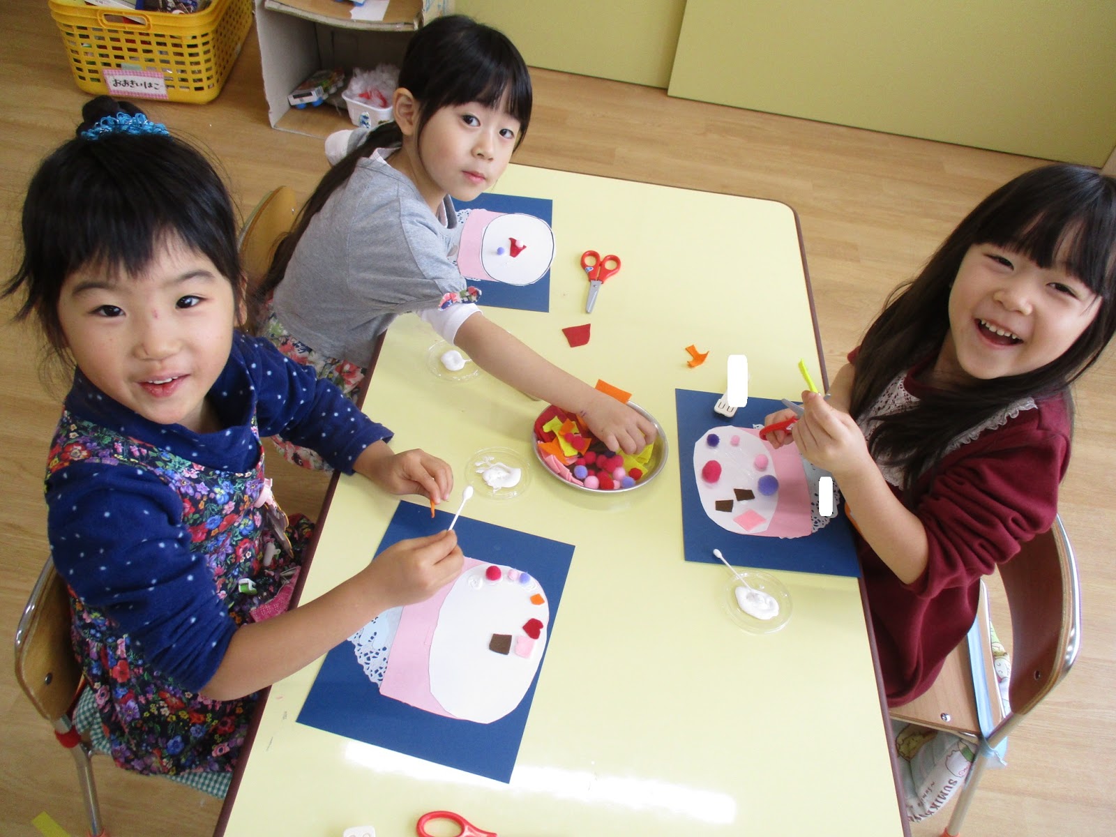 Enjoy ひまわり幼稚園 １２月１１日 クリスマスケーキ製作 ちゅーりっぷ