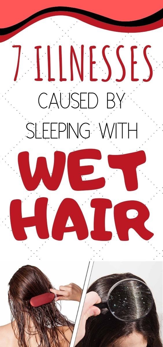 7-illnesses-caused-by-sleeping-with-wet-hair-healthy-zone