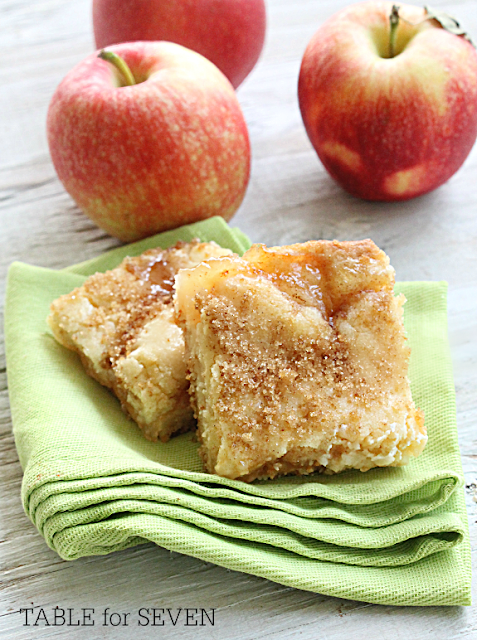 apple pie sugar cookie bars