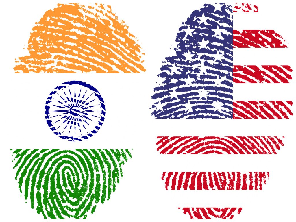 Compare the american way to the indian way of management of the employees picture