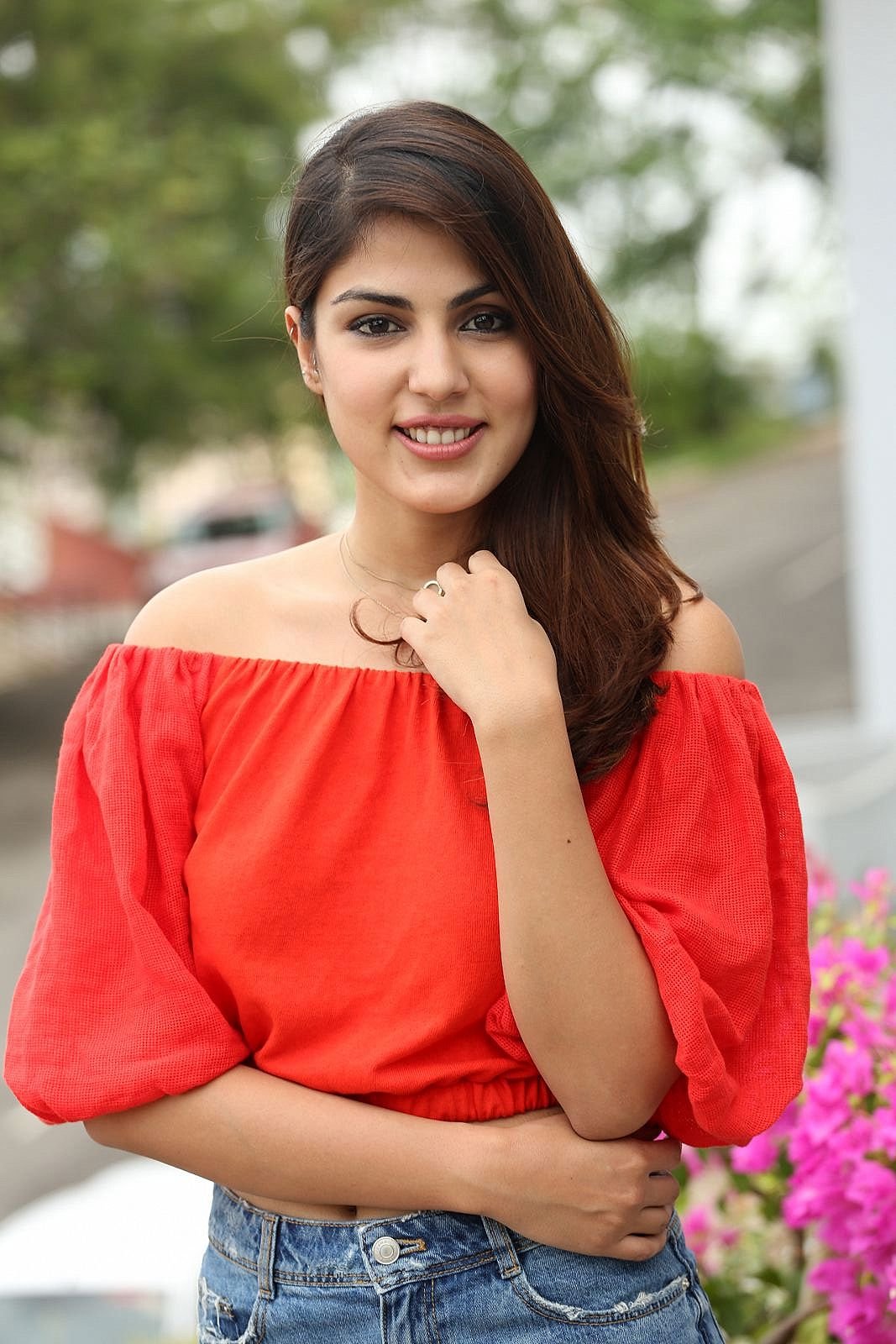 Rhea Chakraborty Displays Her Sexy Legs and Toned Midriff in Her Latest Hot Photo shoot