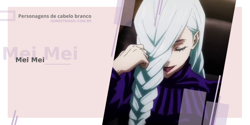 Akise Aru - Personagens perfeitos que tem o cabelo branco