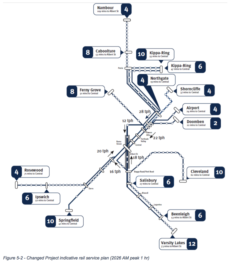 Cross River Rail Map Brizcommuter: Cross River Rail - The Rail Operations Secret