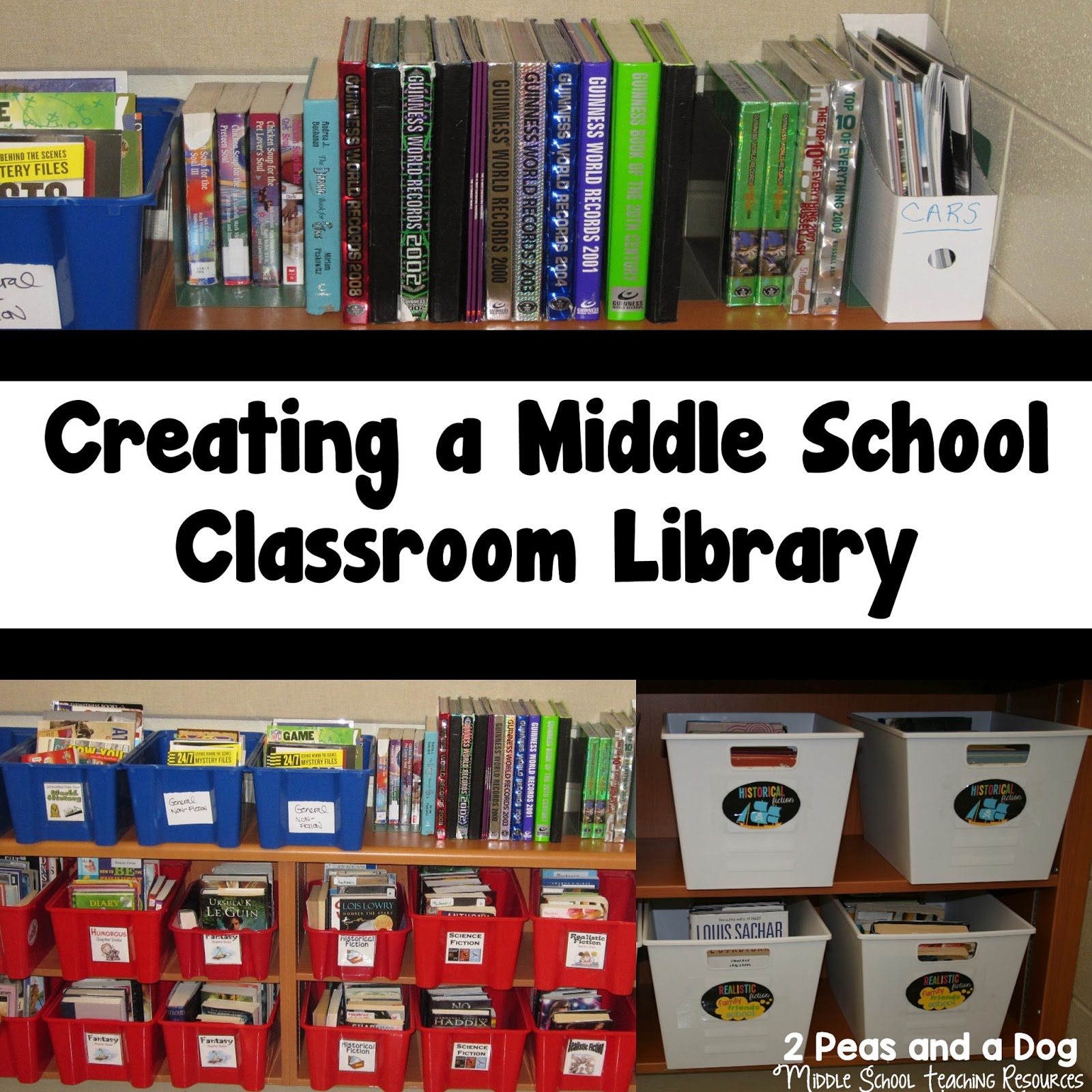 Creating a Dynamic Intermediate Classroom Library 2 Peas and a Dog