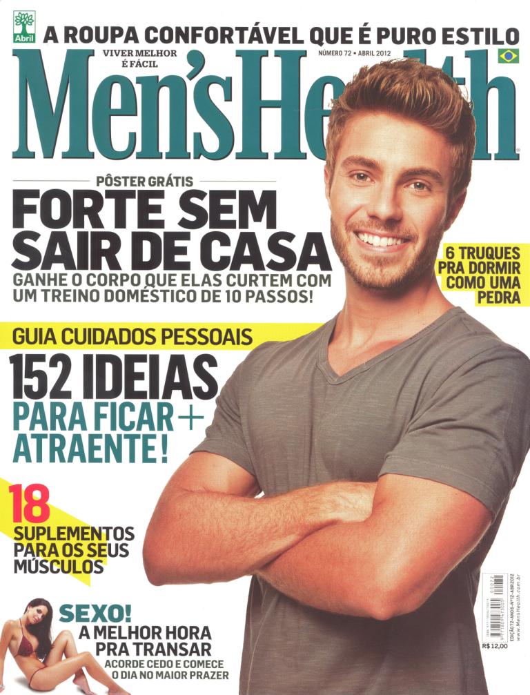 Men's Health Brasil Abril 2012 Brazil Male Models
