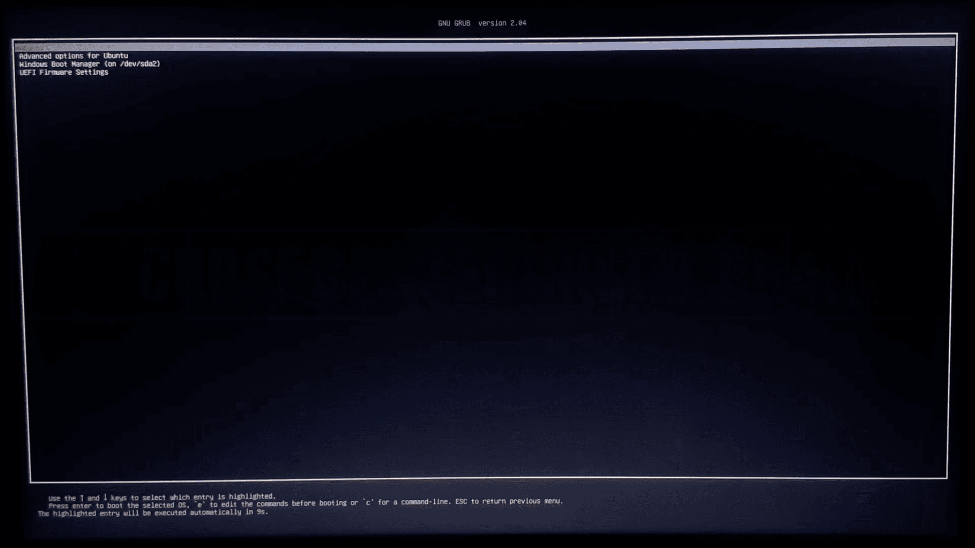 select ubuntu from the bootloader select ubuntu from the bootloader How Dual Boot Ubuntu