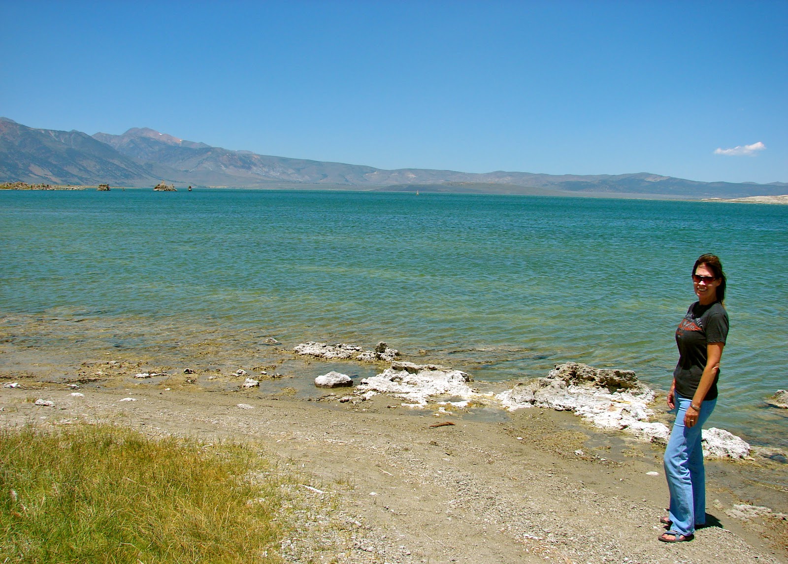 Our Four Wheel Camper Glass Mountain "clear how the mountain got its