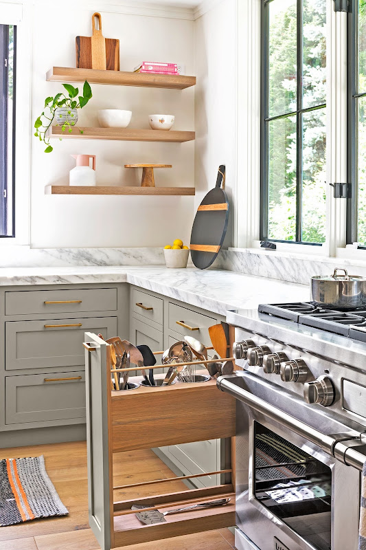 Kitchen storage organisation and space saving kitchen storage ideas