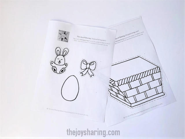Printable Easter Paper Craft - The Joy of Sharing