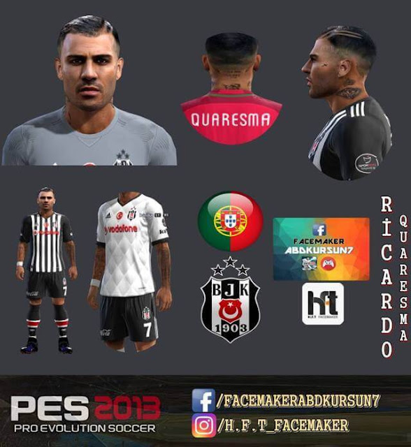 Ricardo Quaresma Face Pes 2013 Patch Pes New Patch Pro Evolution Soccer