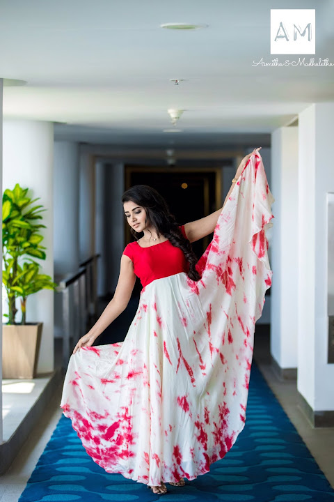 Anupama Parameswaran in Asmitha and Madhulatha design