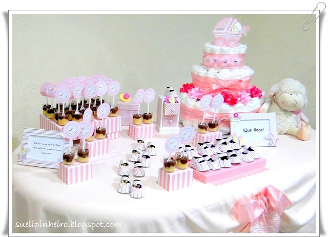 Mesa para baby shower