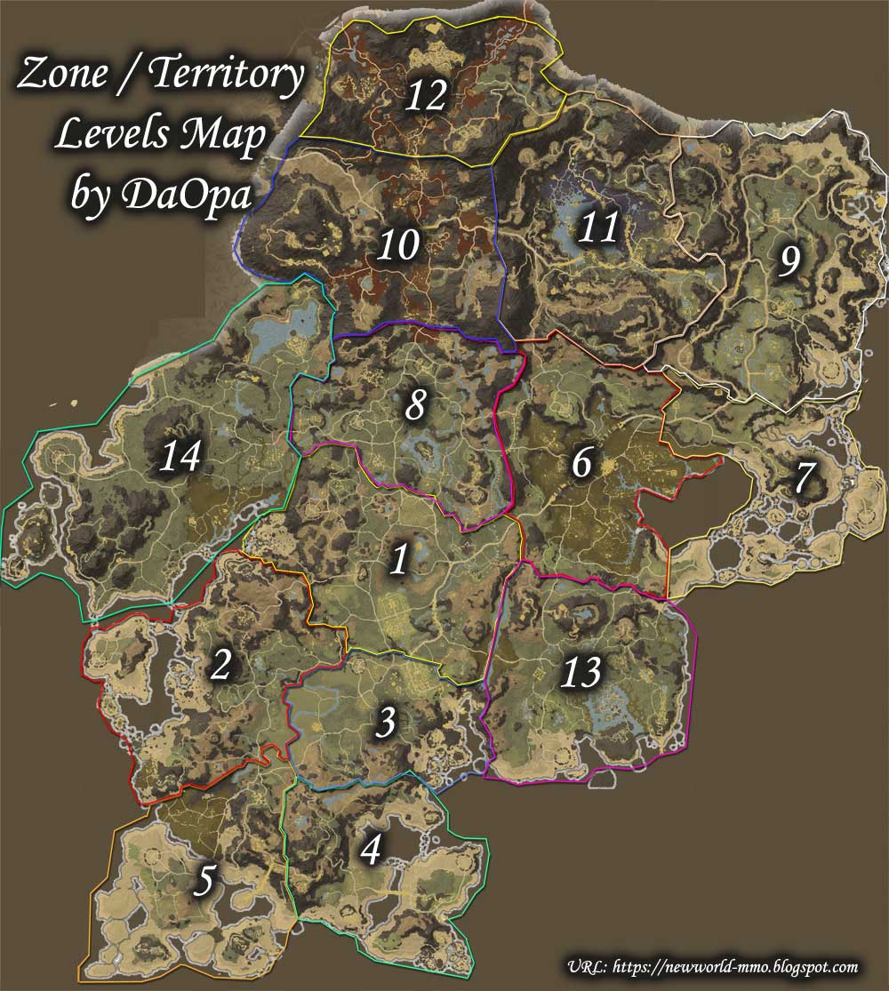 Leveling zones