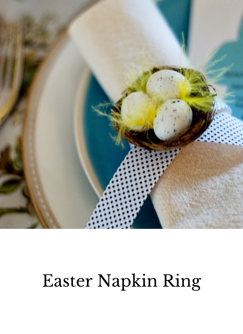 DIY Easter napkin ring