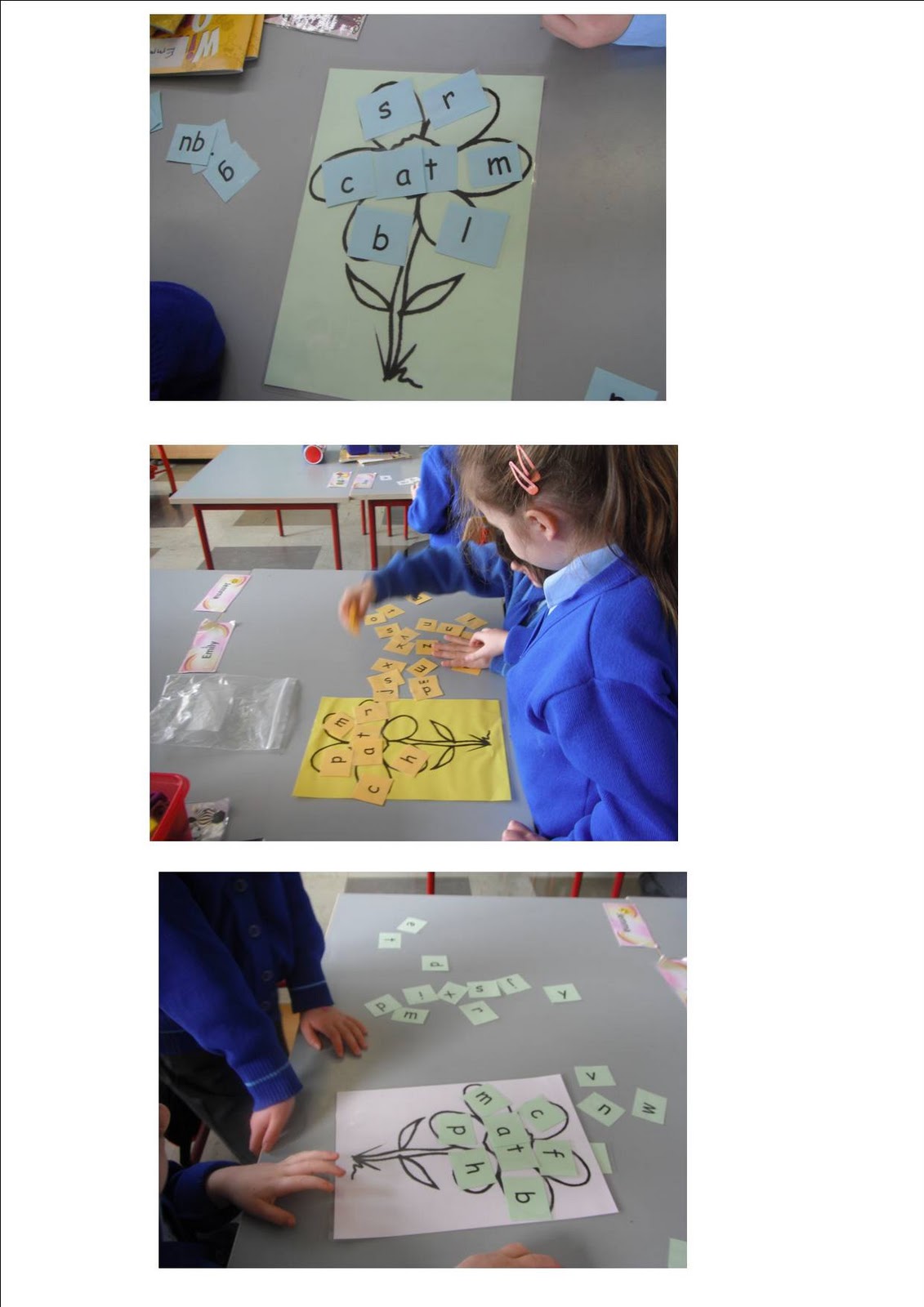 Literacy Site Rhyming at words in Senior infants
