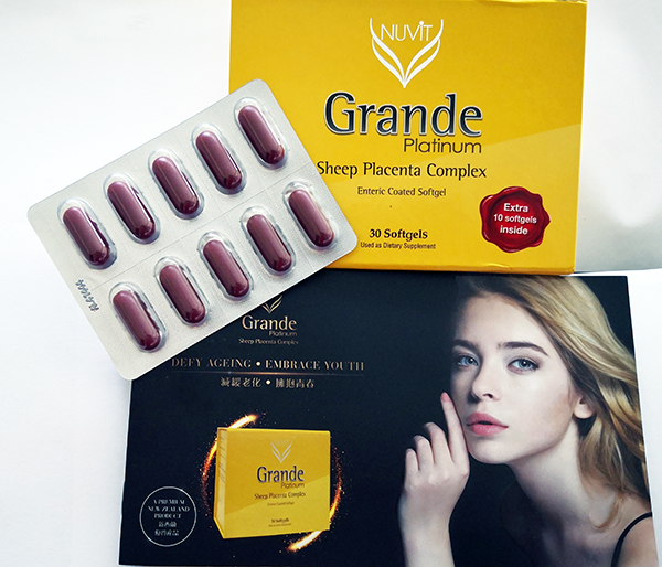 Sheep Placenta Anti Aging Nuvit Grande Platinum Sheep Placenta Complex