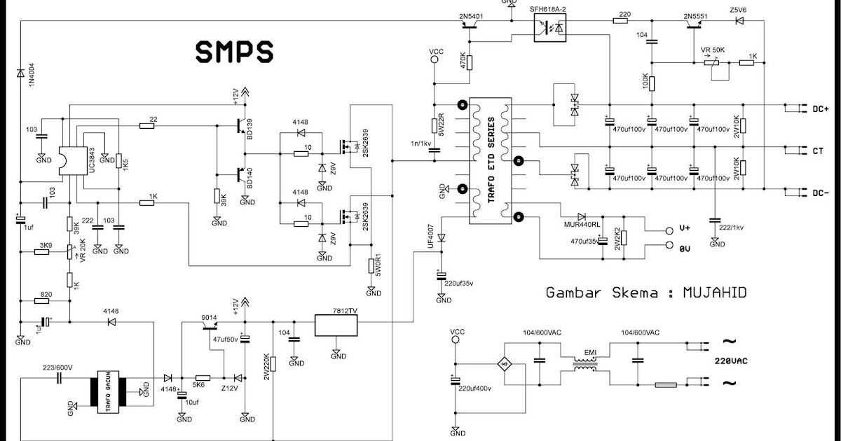 BELAJAR ELECTRO smps gacun on board