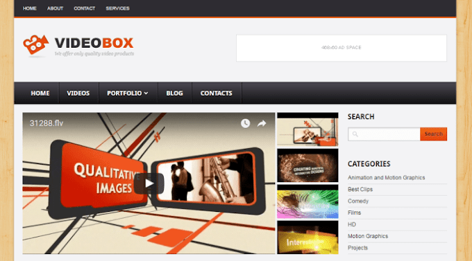 VideoBox Blogger Templates