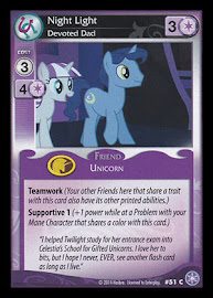 My Little Pony Night Light, Devoted Dad The Crystal Games CCG Card