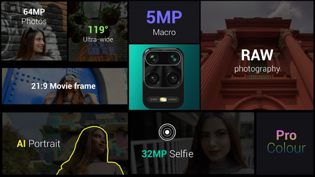 Redmi Note 9 Pro Max camera modes