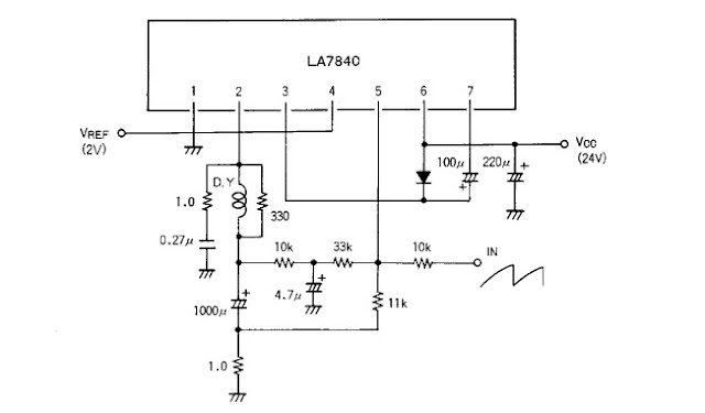 ELECTRONICS TRICKS AND TIPS LA 7840 COLOUR TV VERTICAL IC DATA SHEET