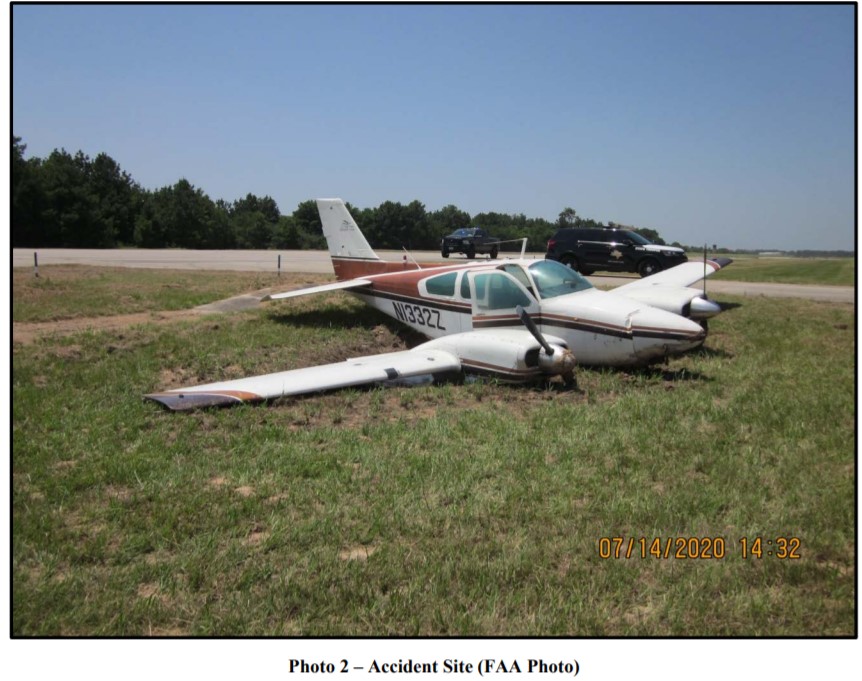 Kathryn's Report Loss of Control on Ground Beech 9555, N1332Z