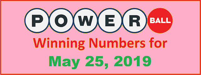 The PowerBall Winning Numbers for Saturday, May 25, 2019